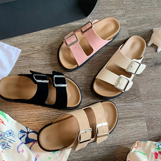 Females Shoes Wholesale Chunky Shoes Birkenstocks Footwear Sleepers slippers for Women Pvc slippers Ladies Wholesale slippers