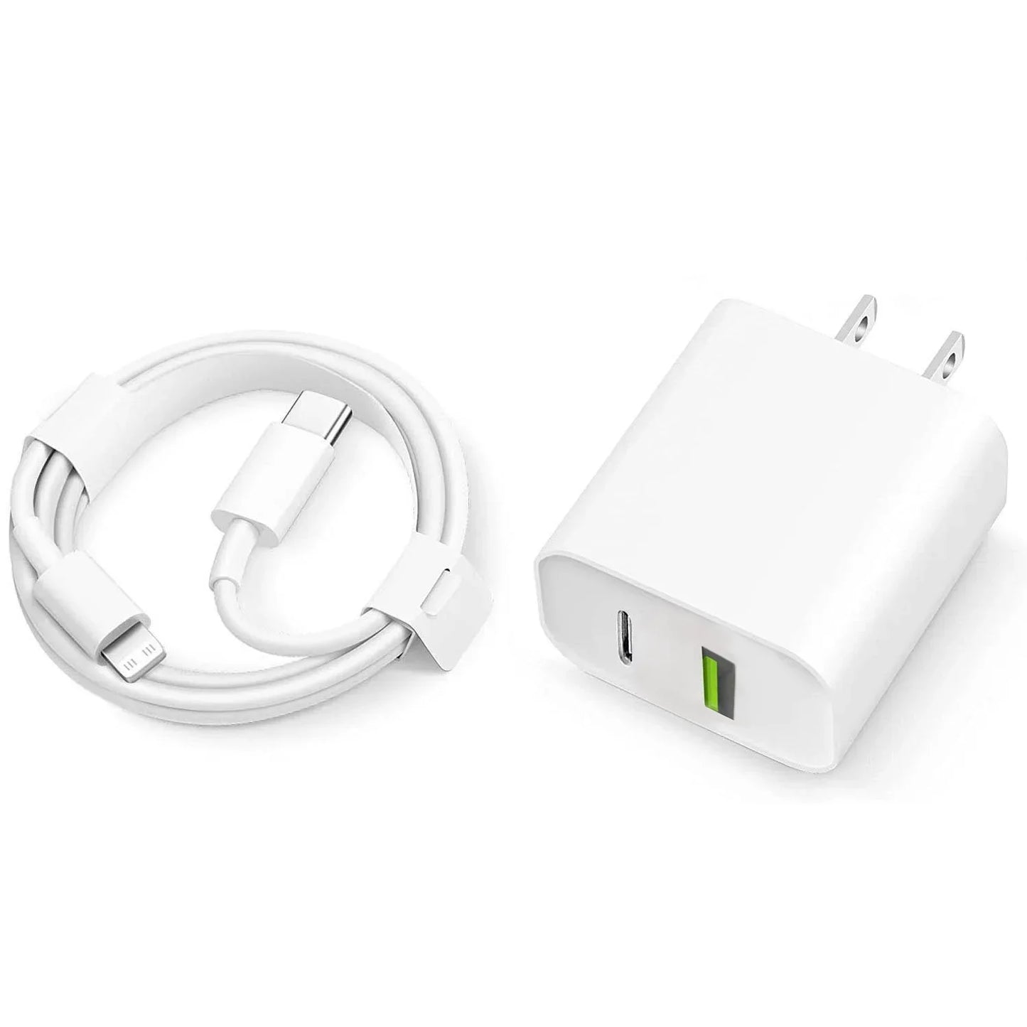 20W Fast Charger For iPhone 13 mini 12 11 pro 14 Pro Max Plus X XR XS USB Type C Fast Charging Charger Cable Accessories