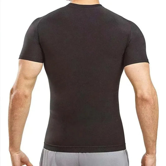 Men Sauna Sweat Vest Workout Compression Shirt