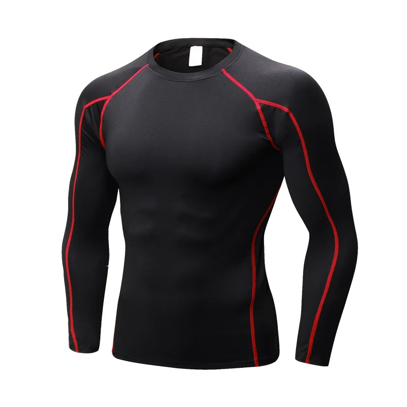 Compression Shirt Men Long Sleeve Gym Undershirts for Men Workout Workout Shirts Running Basketball Athletic Tights Baselayer