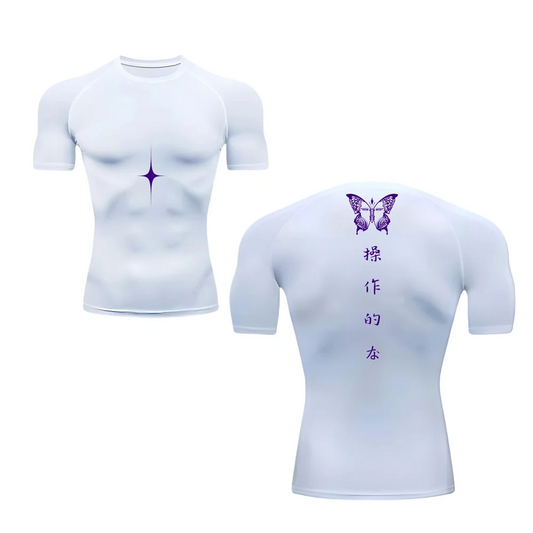 Compression Shirts for Men Gym Workout Running Tshirt Summer Athletic Quick Dry Tees Tops Short Sleeve Rash Guard mens t shirt