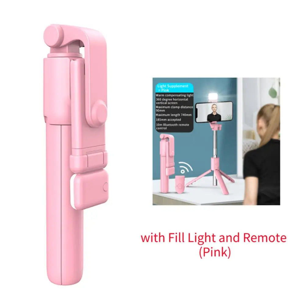 Portable Bluetooth Selfie Stick Tripod Holder