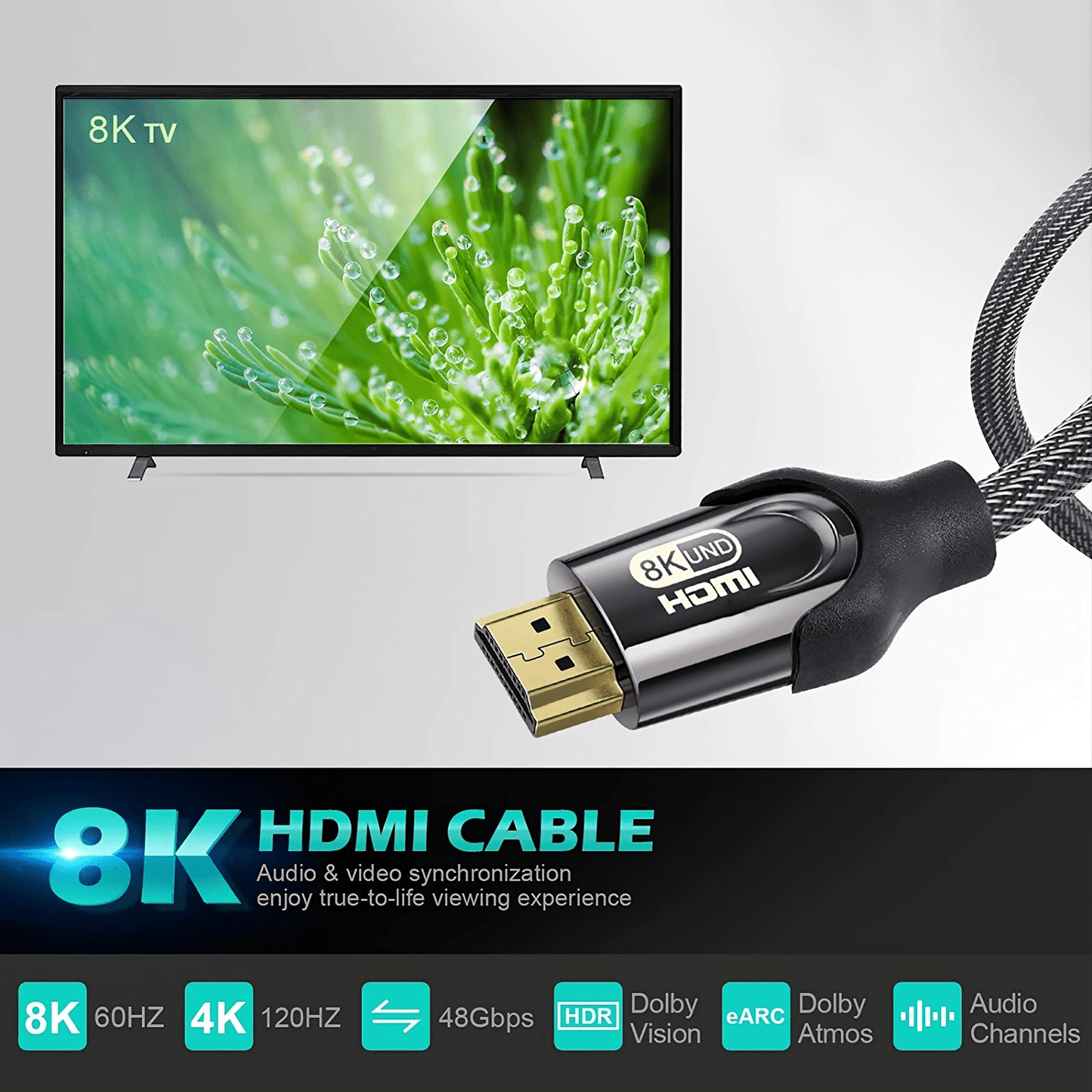 8K Ultra High Speed HDMI Cable