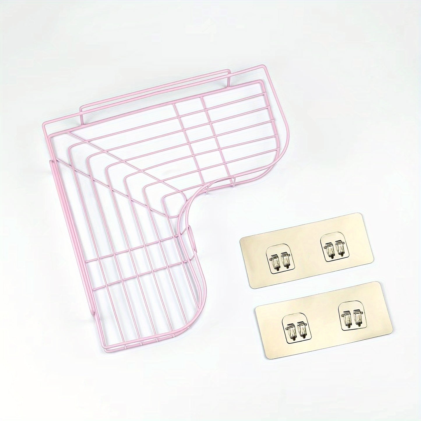 1pc Bathroom Corner Shelf, No-Drill Corner Shelf, Shelves
