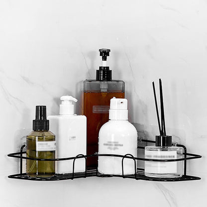 1pc Bathroom Corner Shelf, No-Drill Corner Shelf, Shelves