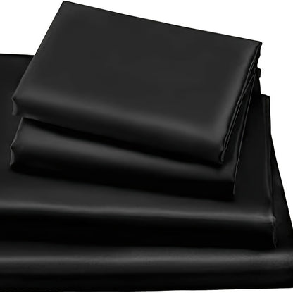4pcs Satin Bed Sheet Four-Piece Set