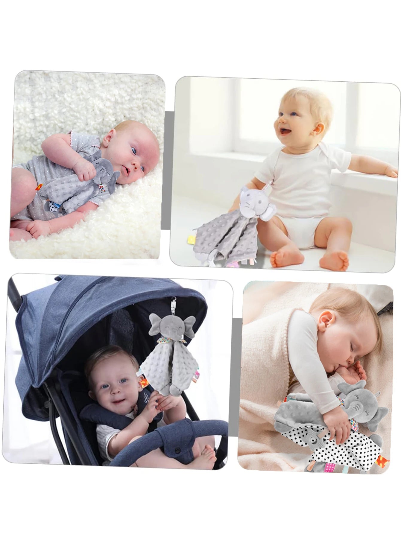 Elephant Baby Comforter Blanket Soft