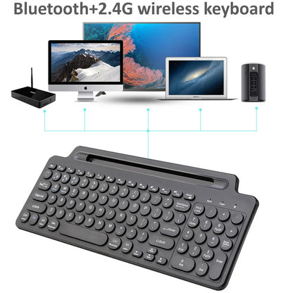 Wireless Magic Gaming BT Keyboard for Laptop Pc with Touch Screen Phone Stand