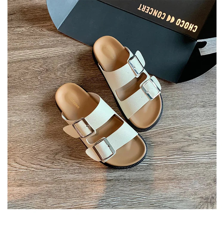 Females Shoes Wholesale Chunky Shoes Birkenstocks Footwear Sleepers slippers for Women Pvc slippers Ladies Wholesale slippers