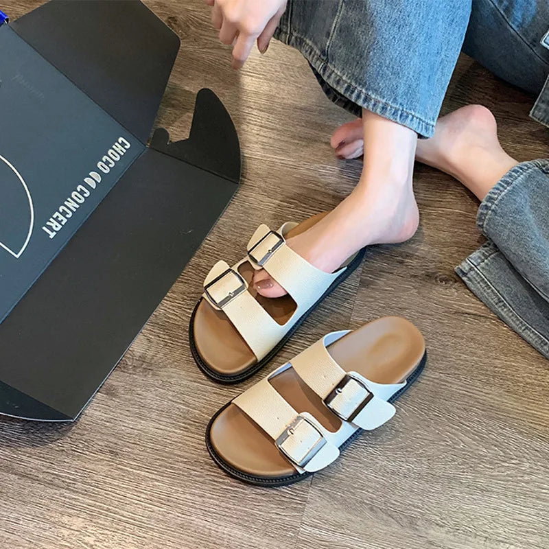 Females Shoes Wholesale Chunky Shoes Birkenstocks Footwear Sleepers slippers for Women Pvc slippers Ladies Wholesale slippers