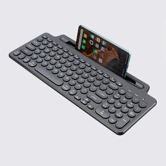 Wireless Magic Gaming BT Keyboard for Laptop Pc with Touch Screen Phone Stand