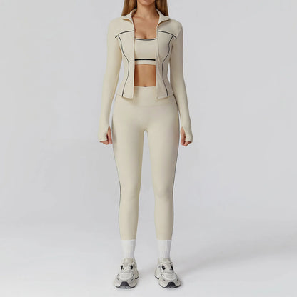 Yoga Clothes Set 2/3PCS Sportswear Gym Outfits