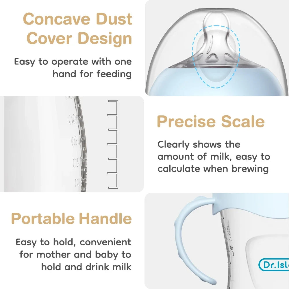 150/240/330ML Baby PP Bottle Newborn Baby Bottle with Handle Milk BottleFeeding Baby Bottles Newborn Feeding Supplies BPA-Free
