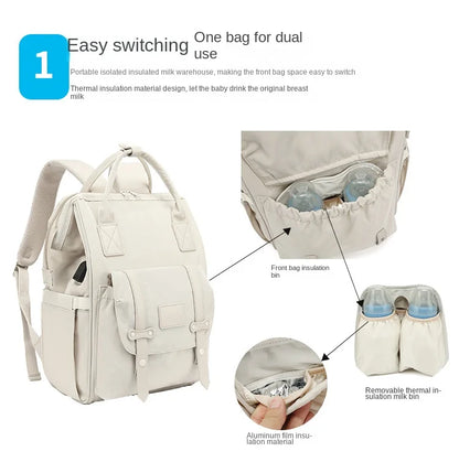 Baby Diaper Bags Mom Backpack Maternity Bag for Baby