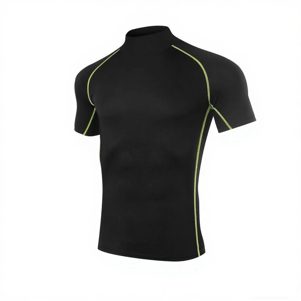 Compression T Shirt Men Bodybuilding Sportswear Short Sleeve Quick Dry Workout Shirts Sport Tops Tee Gym Running T-shirt Men