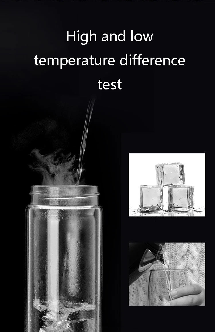 Double-layer Glass Water Cup