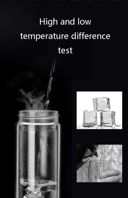 Double-layer Glass Water Cup
