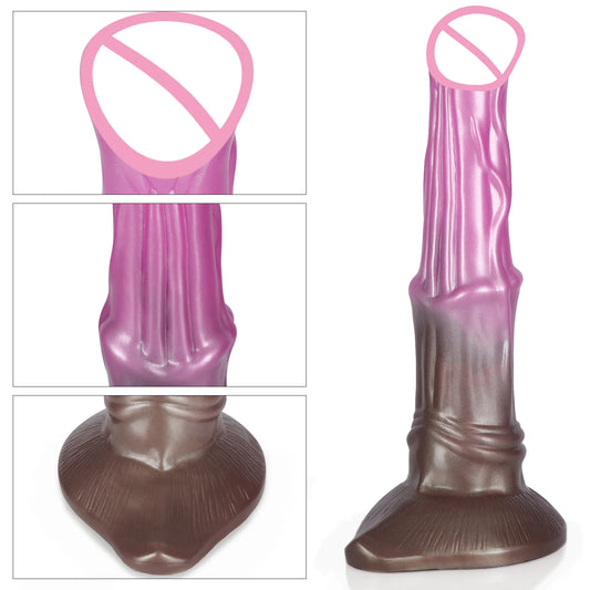 Long Huge Horse Dildo Soft Realistic Animal Big Horse Dildo Adult Sex Toys Stimulation Vaginal Dildo Penis for Gay Women Couples