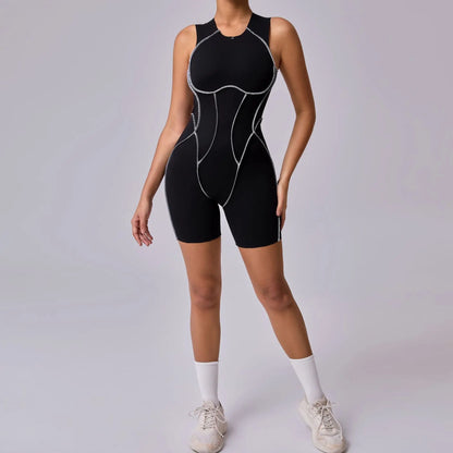 Yoga Clothes Set Workout Jumpsuits Sports Outfits Fitness Sportswear Women Tracksuit Push Up Rompers Gym Bodysuits Athletic Wear