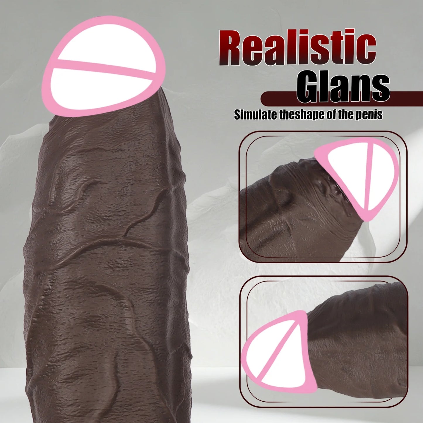 Realistic Dildo 1.7kg Huge Dildo Anal Big Penis Strapon Adult Sex Toys Women Men Gay Dick 18+ Vagina Masturbation Dilatador Anal