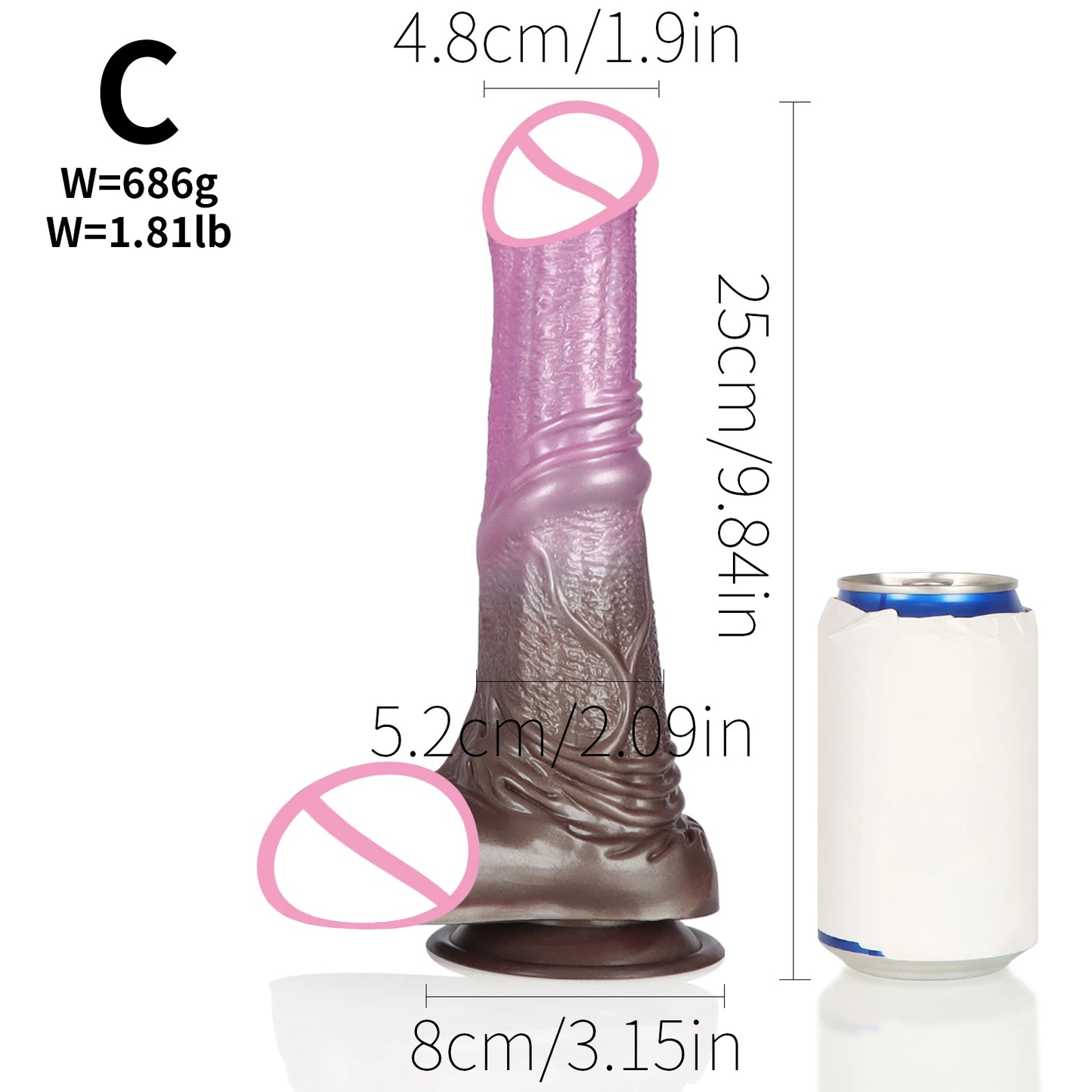 Long Huge Horse Dildo Soft Realistic Animal Big Horse Dildo Adult Sex Toys Stimulation Vaginal Dildo Penis for Gay Women Couples