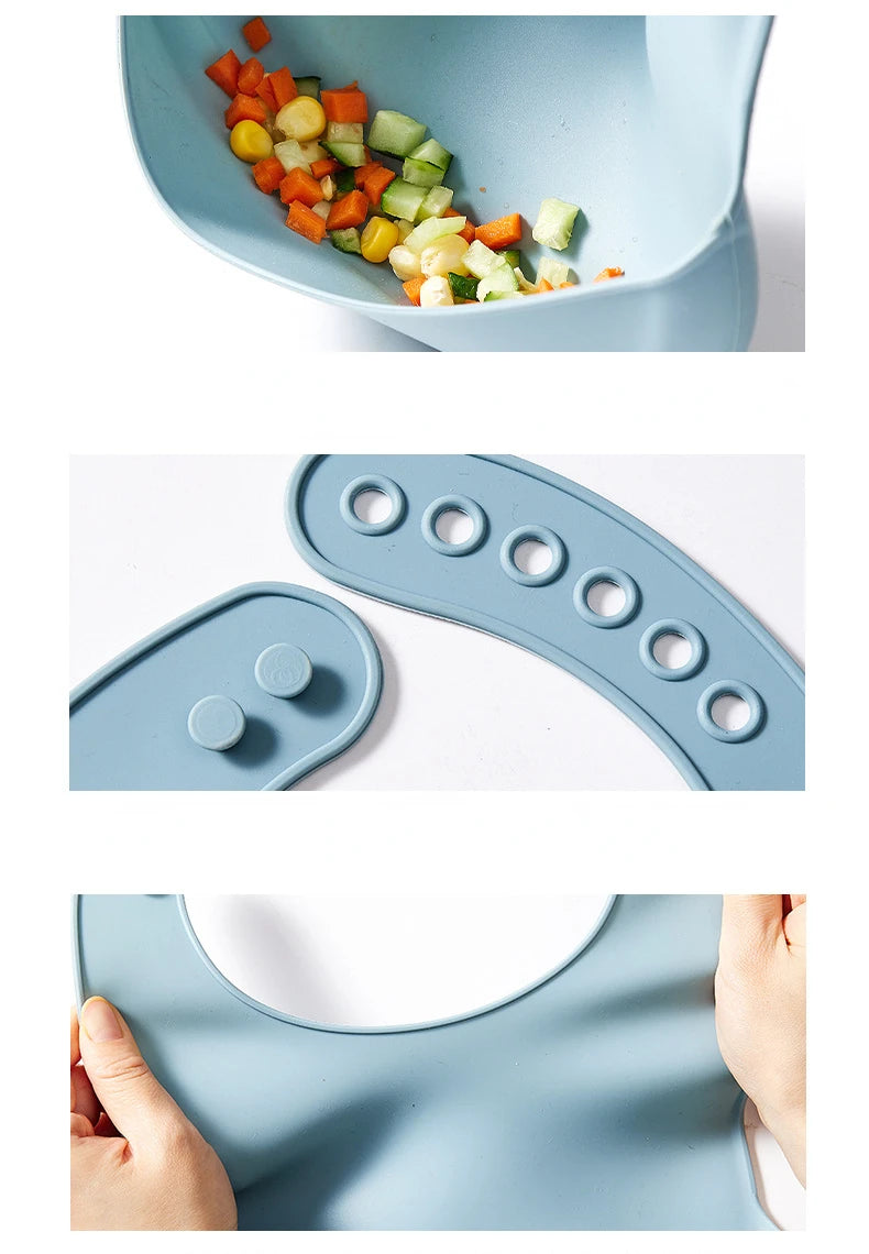 Baby Bib Adjustable Waterproof Bibs