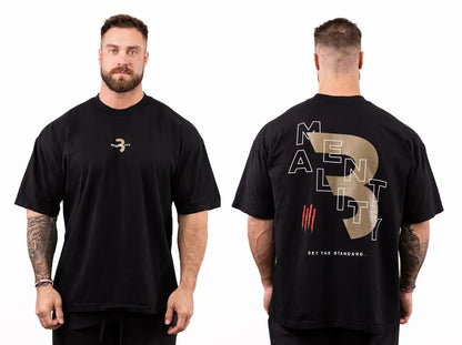 Mens Compression Tee Shirts, Athletic Training Top Lightweight Oversized Gym T Shirt for Men High Quality Fitness Workout