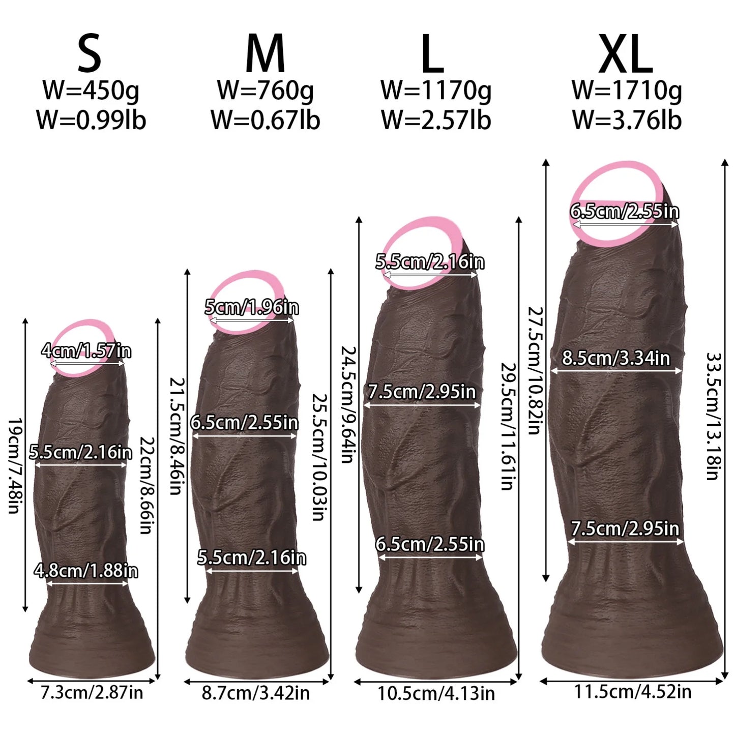 Realistic Dildo 1.7kg Huge Dildo Anal Big Penis Strapon Adult Sex Toys Women Men Gay Dick 18+ Vagina Masturbation Dilatador Anal