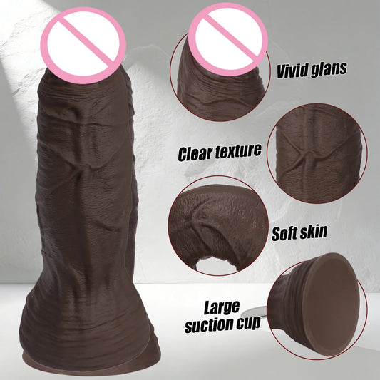 Realistic Dildo 1.7kg Huge Dildo Anal Big Penis Strapon Adult Sex Toys Women Men Gay Dick 18+ Vagina Masturbation Dilatador Anal