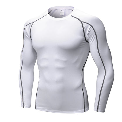 Compression Shirt Men Long Sleeve Gym Undershirts for Men Workout Workout Shirts Running Basketball Athletic Tights Baselayer