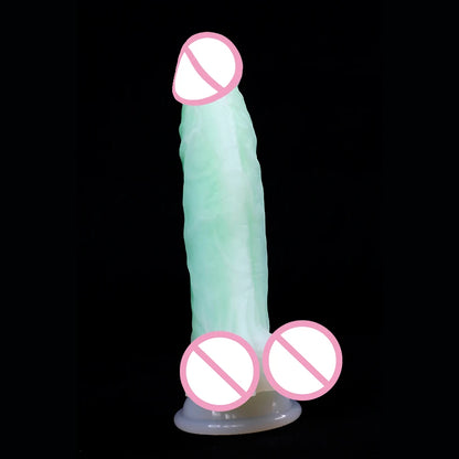 Adult Toys Luminous Dildo With Suction Cup Realistic Penis for Women Masturbation Dick Orgasmic G Spot Anal Massager Sex Shop 18