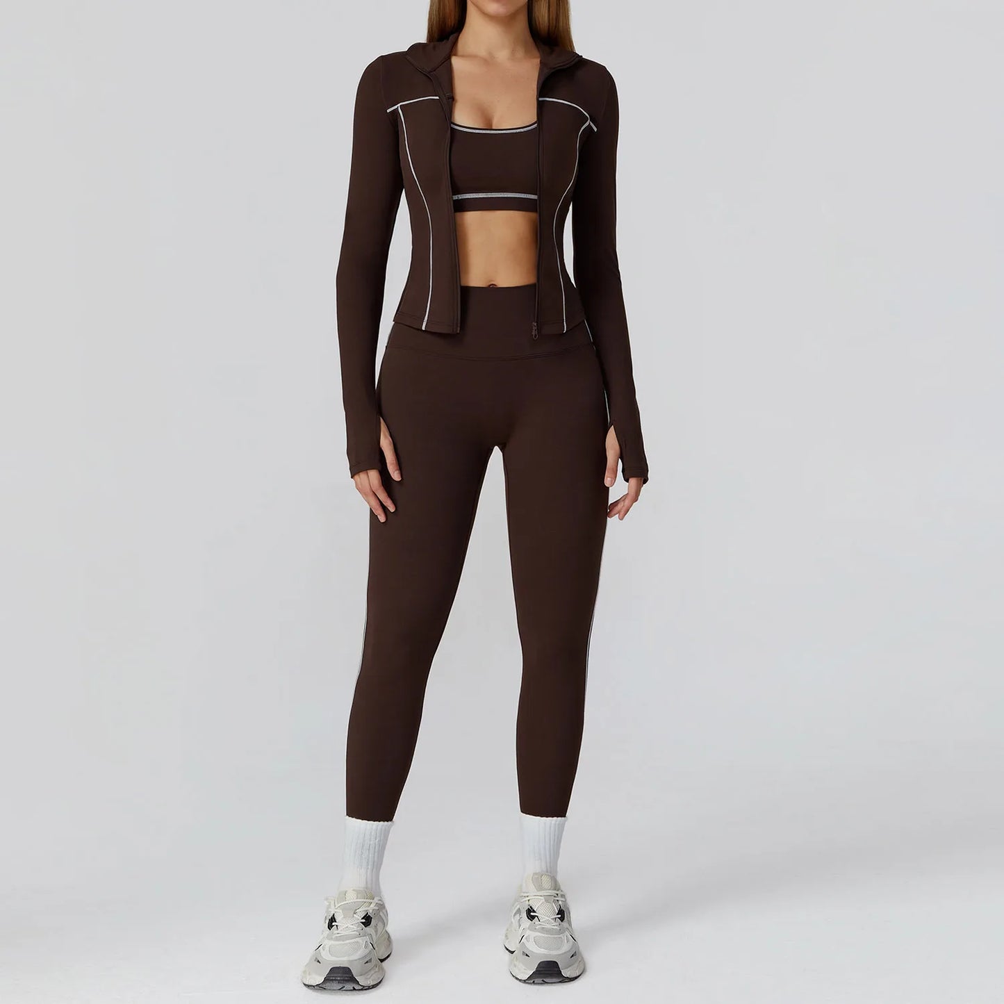 Yoga Clothes Set 2/3PCS Sportswear Gym Outfits