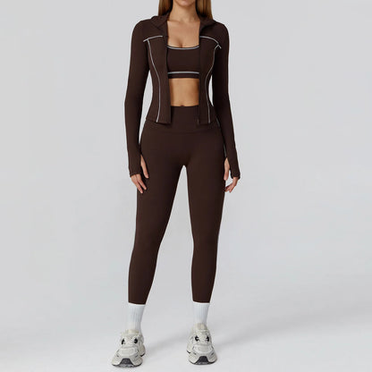 Yoga Clothes Set 2/3PCS Sportswear Gym Outfits