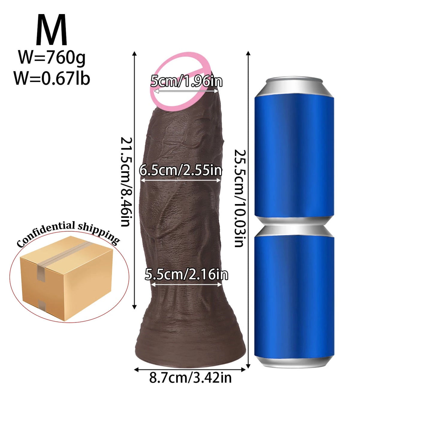 Realistic Dildo 1.7kg Huge Dildo Anal Big Penis Strapon Adult Sex Toys Women Men Gay Dick 18+ Vagina Masturbation Dilatador Anal
