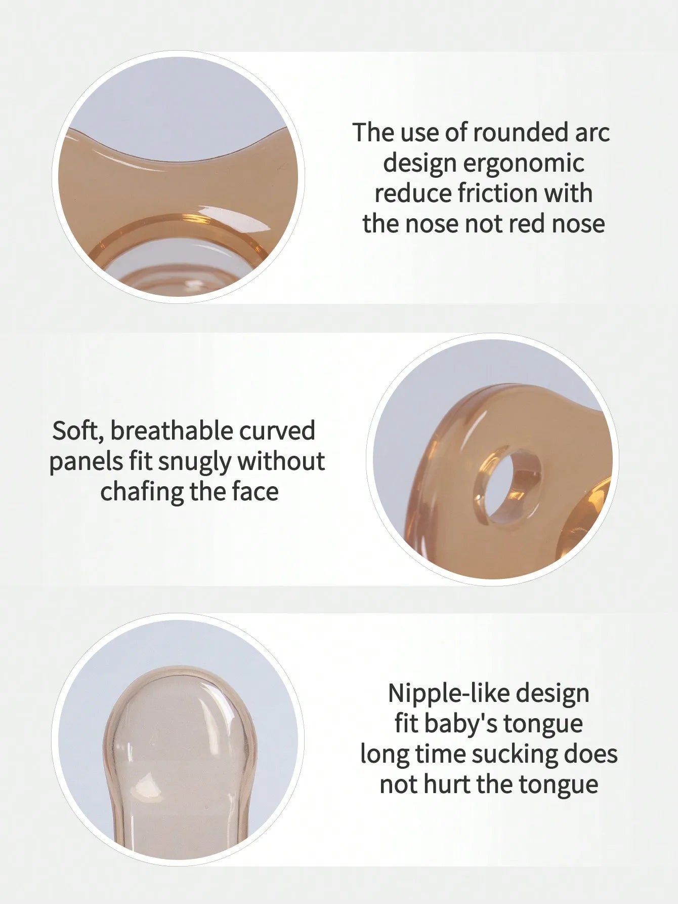 1 Pcs Baby Pacifier For Soothing Nighttime Sleep