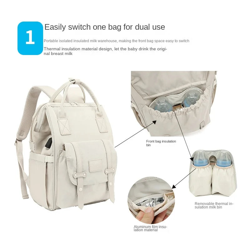 Baby Diaper Bags Mom Backpack Maternity Bag for Baby