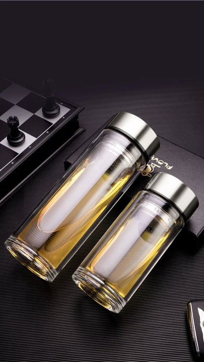 Double-layer Glass Water Cup