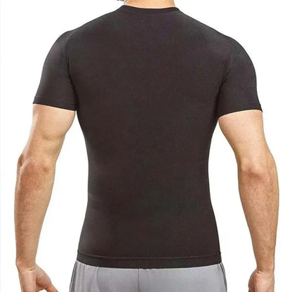 Men Sauna Sweat Vest  Workout Compression Shirt