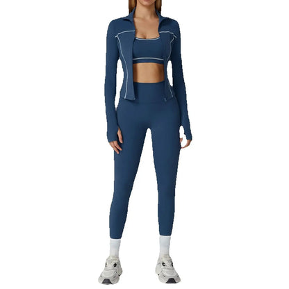 Yoga Clothes Set 2/3PCS Sportswear Gym Outfits