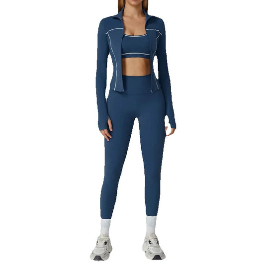 Yoga Clothes Set 2/3PCS Sportswear Gym Outfits