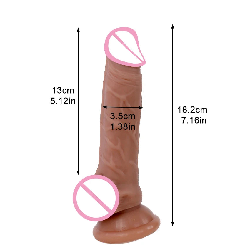 Adult Toys Luminous Dildo With Suction Cup Realistic Penis for Women Masturbation Dick Orgasmic G Spot Anal Massager Sex Shop 18