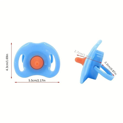 Doll accessories Baby Doll Feeding Bottle Set Baby Care Toy Stroller 2pc Milk And Juice Bottles With Toy Pacifier For Baby Dolls