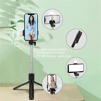 Portable Bluetooth Selfie Stick Tripod Holder