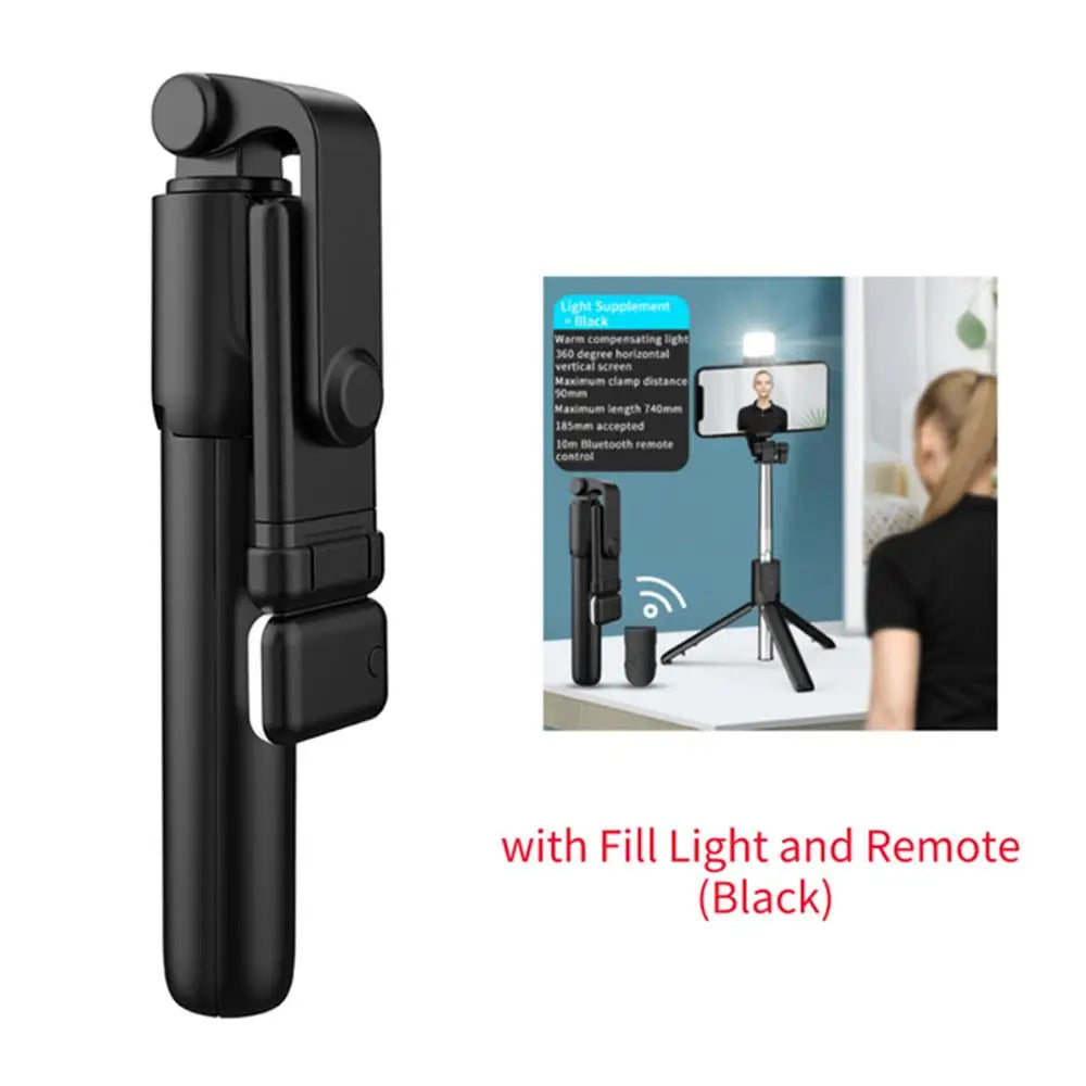 Portable Bluetooth Selfie Stick Tripod Holder