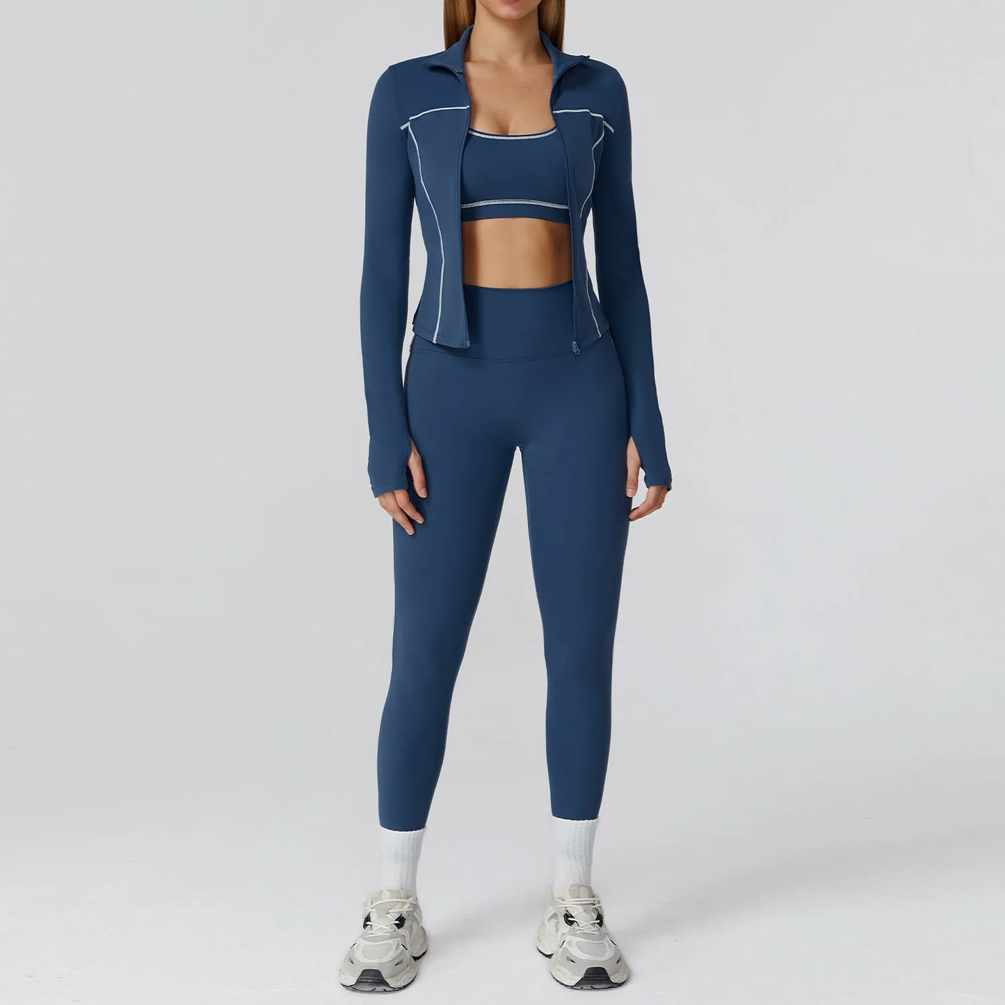 Yoga Clothes Set 2/3PCS Sportswear Gym Outfits