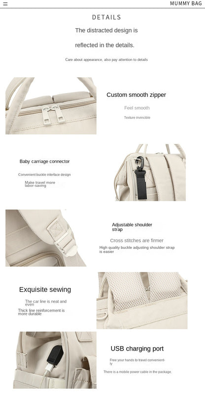 Baby Diaper Bags Mom Backpack Maternity Bag for Baby