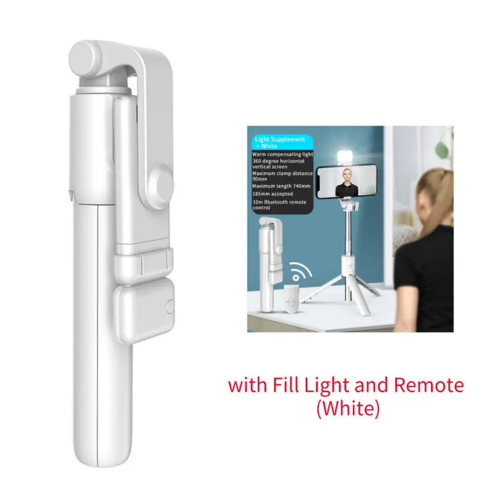 Portable Bluetooth Selfie Stick Tripod Holder