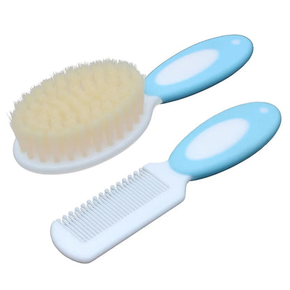 Baby Hair Brush Set for Newborn Toddlers Soft Bristles Cradle Cap Brush