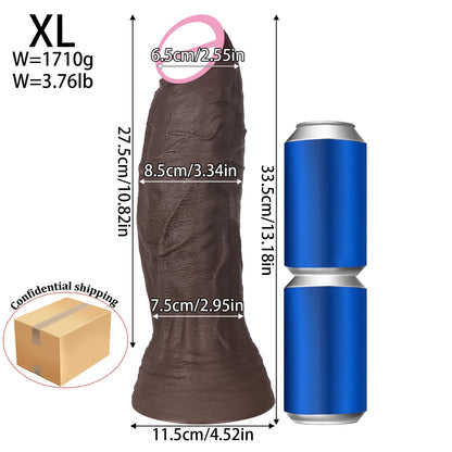 Realistic Dildo 1.7kg Huge Dildo Anal Big Penis Strapon Adult Sex Toys Women Men Gay Dick 18+ Vagina Masturbation Dilatador Anal
