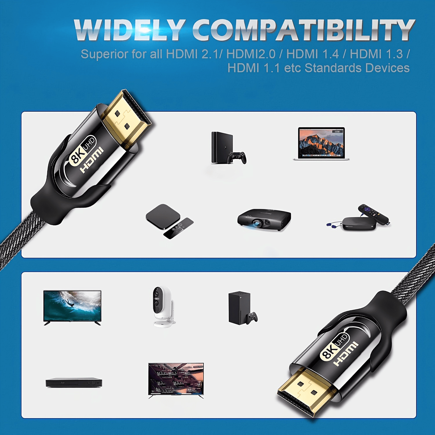 8K Ultra High Speed HDMI Cable